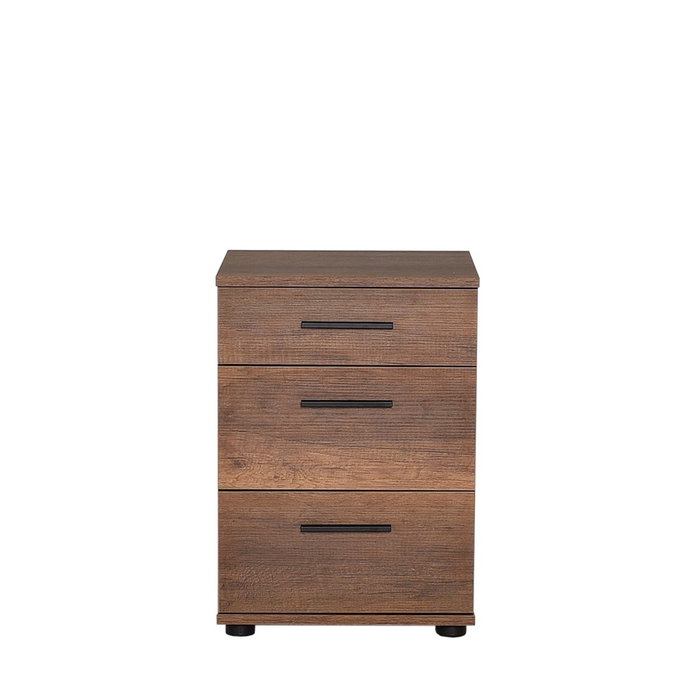 Hanah Home Kmd-530-Oo-1 Mesilla de Noche Oslo y Nogal 40x57x39 cm